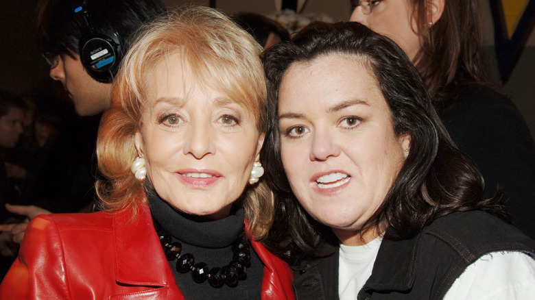 Rosie O'Donnell con Barbara Walters 