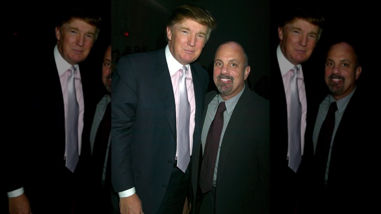 Donald Trump, Billy Joel in posa