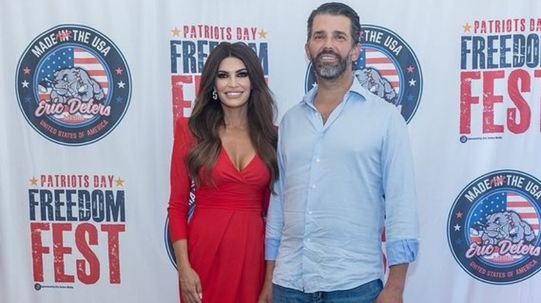 Kimberly Guilfoyle e Donald Trump Jr