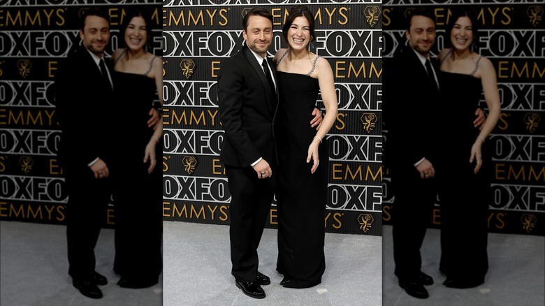 Kieran Culkin e Jazz Charton alla 75esima edizione degli Emmy Awards