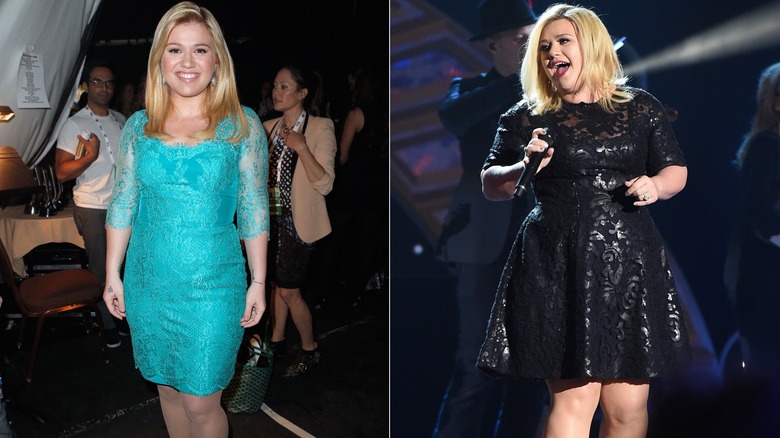 Kelly Clarkson in mini abiti