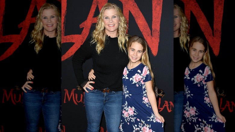 Alison Sweeney con la figlia Megan