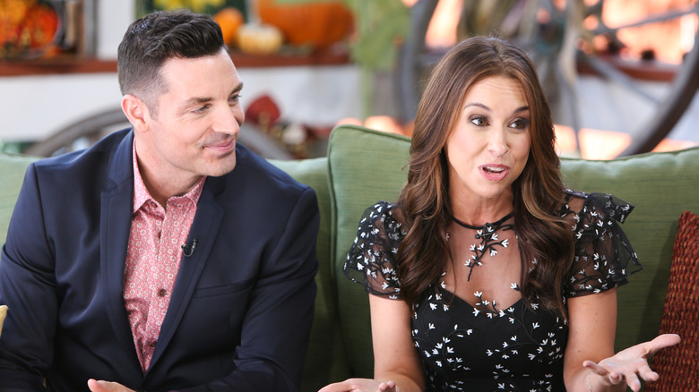 Brennan Elliott e Lacey Chabert durante un'intervista