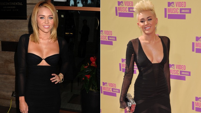 Miley Cyrus con i capelli corti