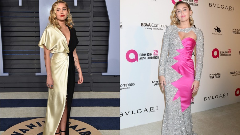 La moda glamour di Miley Cyrus