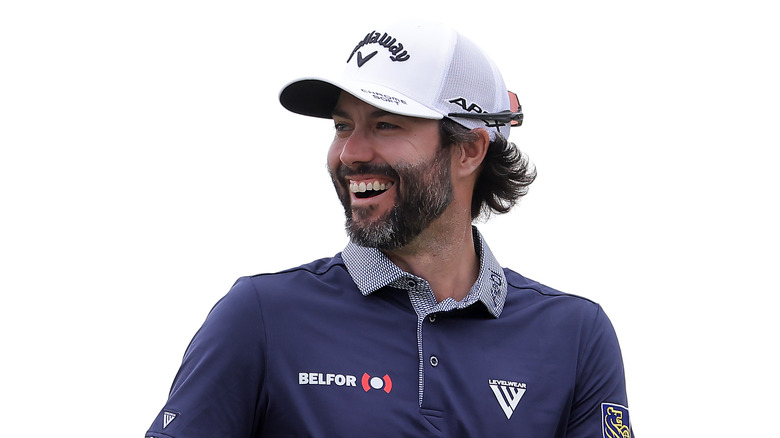 Adam Hadwin sorride