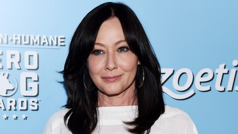 Shannen Doherty, sorridente 