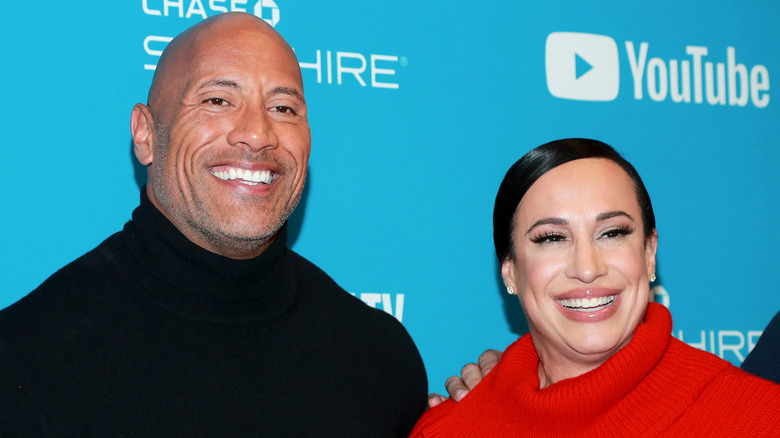 Dwayne Johnson con Dany Garcia