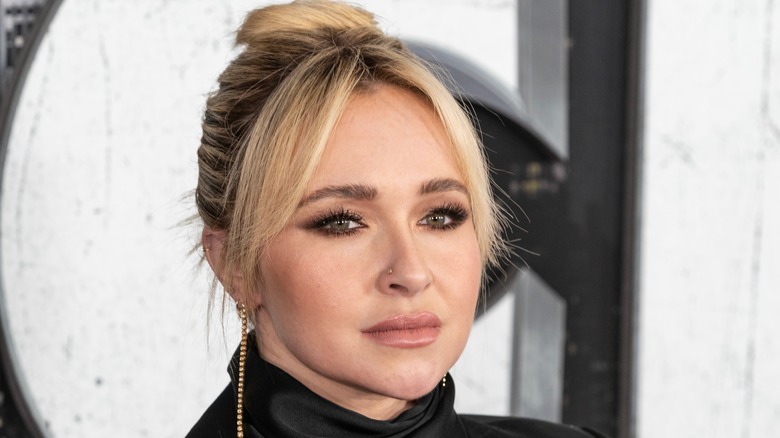 Acconciatura raccolta Hayden Panettiere