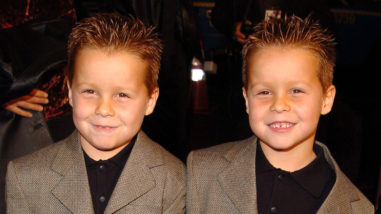 Shane e Brent Kinsman alla première di Cheaper By the Dozen