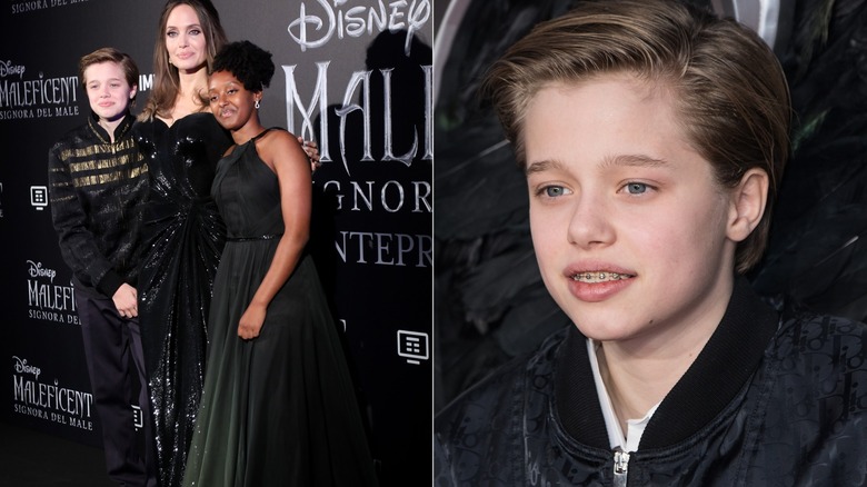 Abito nero di Shiloh Jolie-Pitt