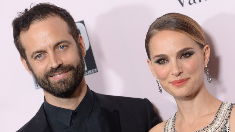 Natalie Portman e Benjamin Millepied posano insieme