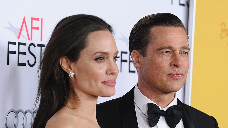 Angelina Jolie e Brad Pitt sul tappeto rosso dell'AFI Fest