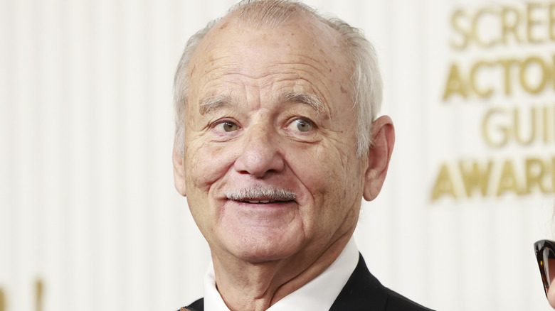 Bill Murray, sorridente