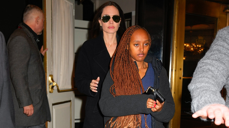 Angelina Jolie con Zahara Jolie-Pitt