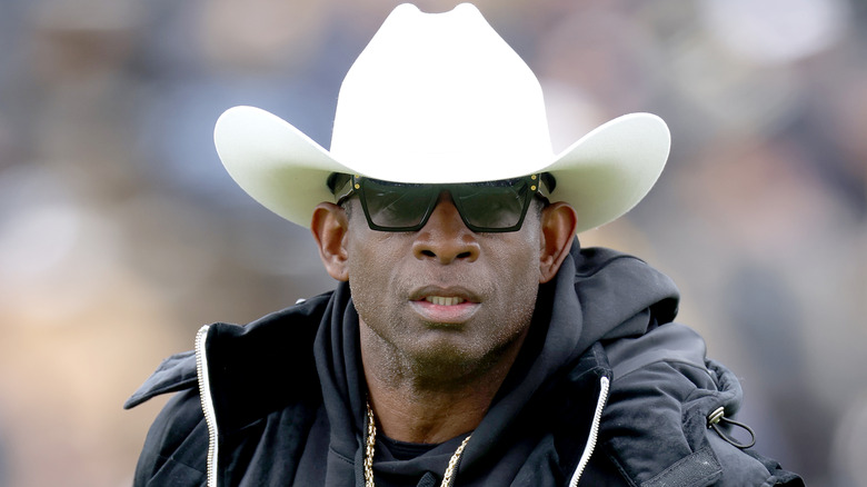 Deion Sanders in campo