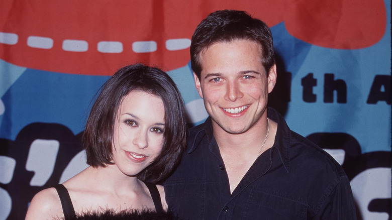 Lacey Chabert posa con Scott Wolf