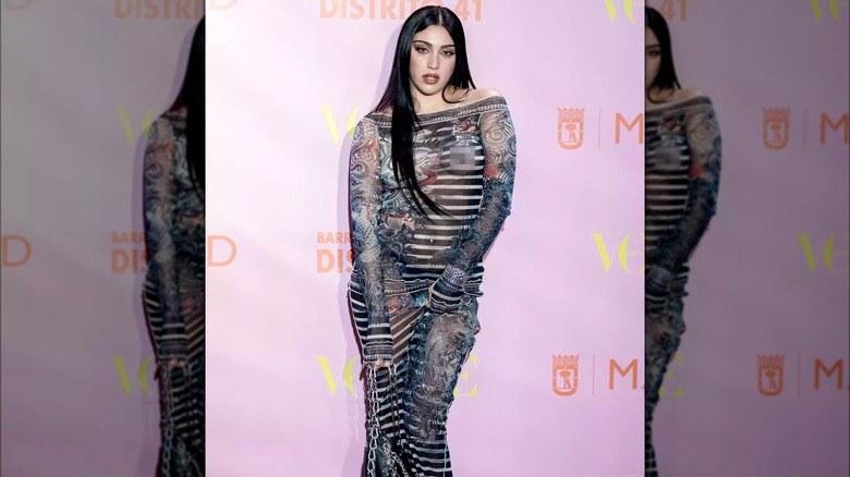 Lourdes Leon indossa un abito trasparente sul tappeto rosso