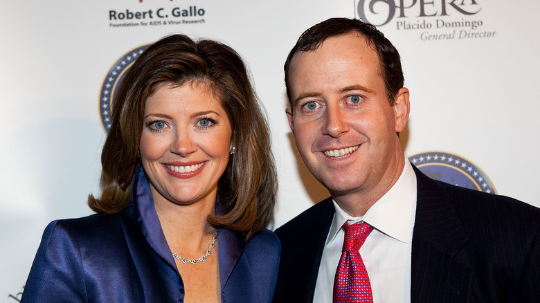 Norah O'Donnell e Geoff Tracy nel 2008