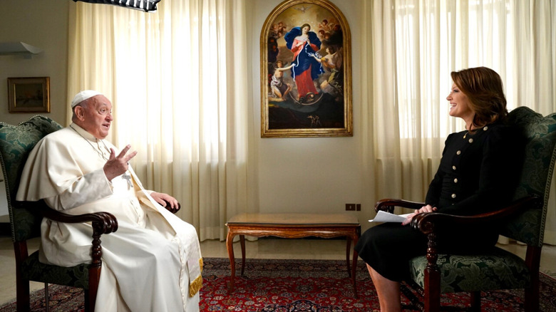 Papa Francesco intervistato da Norah O'Donnell