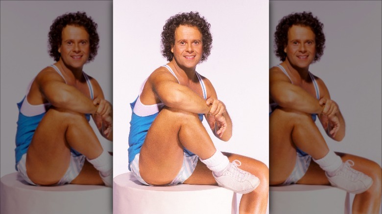 Richard Simmons posa per un ritratto