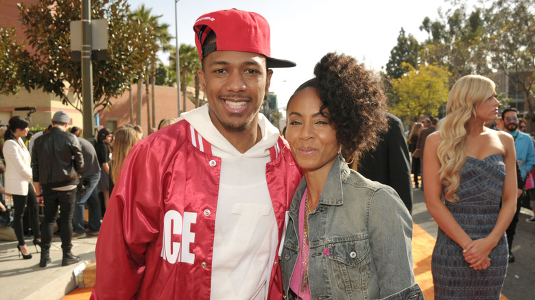 Nick Cannon e Jada Pinkett Smith posano insieme nel 2012