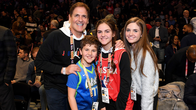 Mark Cuban e i suoi figli