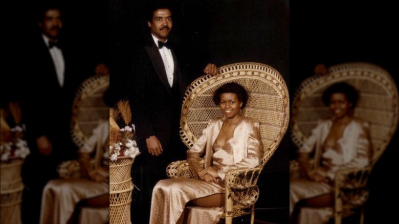 Michelle Obama e David Upchurch in posa