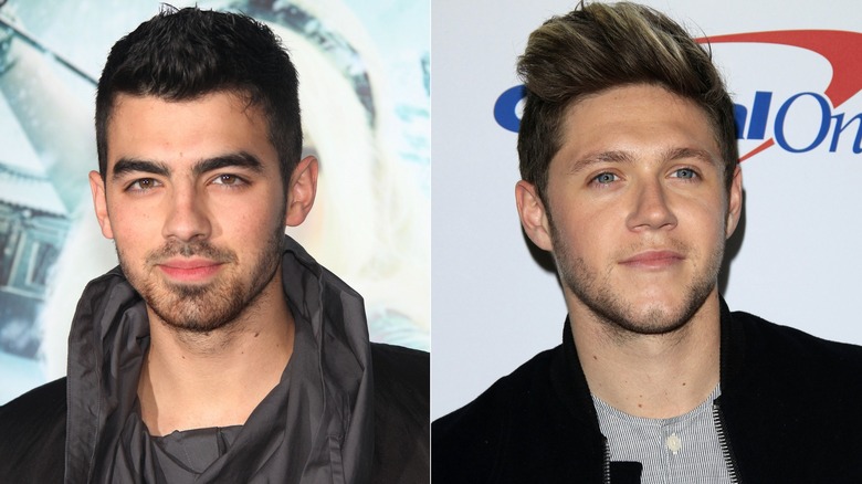 Joe Jonas e Niall Horan in posa