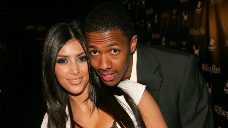 Kim Kardashian e Nick Cannon posano insieme