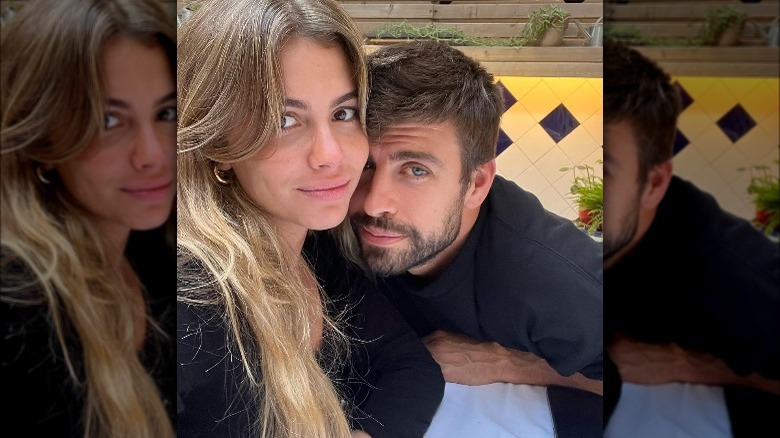 Gerard Piqué e Clara Chia Marti si fanno un selfie