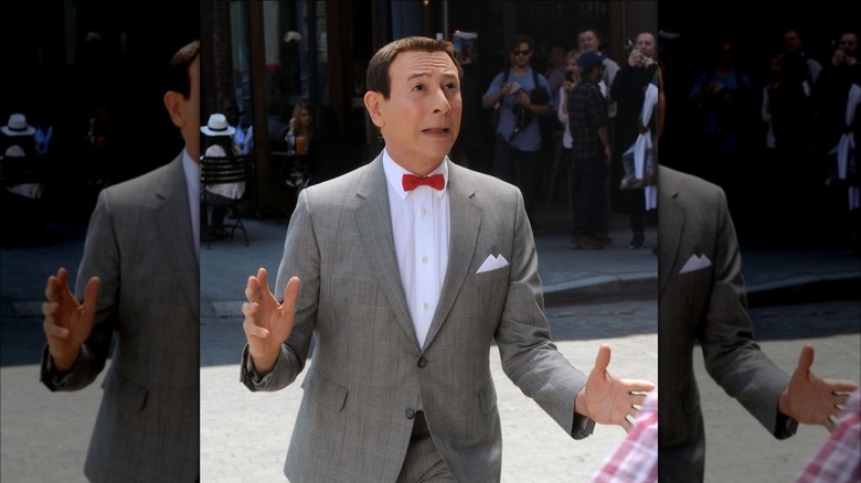 Paul Reubens nel ruolo di Pee-wee Herman nel 2015