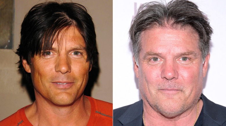 Paul Johansson allora, a sinistra, e ora, a destra