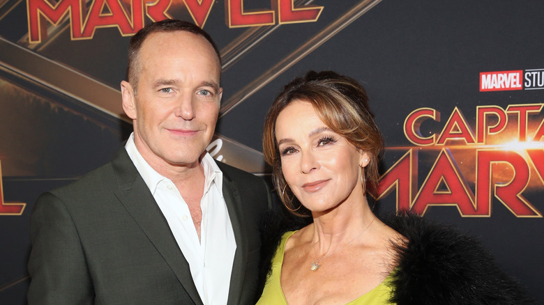 Clark Gregg e Jennifer Grey posano alla première del film 