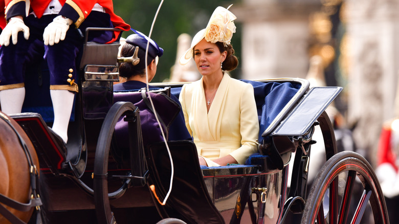 Kate Middleton in carrozza