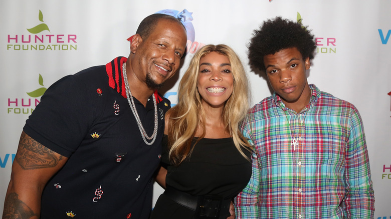 Wendy Williams, Kevin Hunter Sr. e Kevin Hunter Jr.