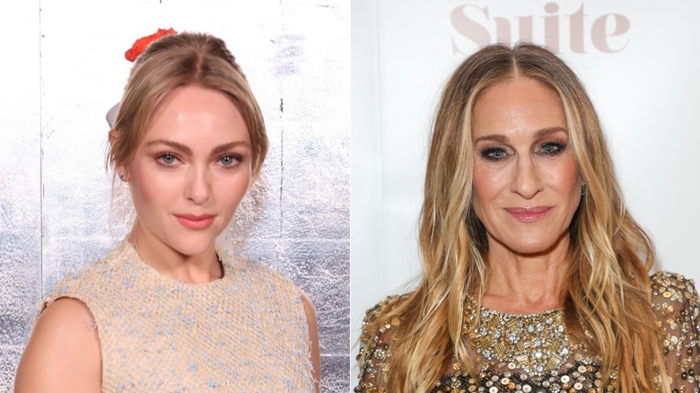 AnnaSophia Robb, a sinistra, e Sarah Jessica Parker, a destra