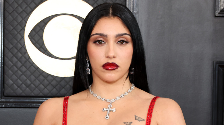 Lourdes Leon sul tappeto rosso