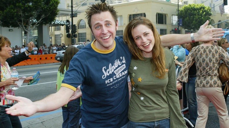 James Gunn, Jenna Fischer sorride