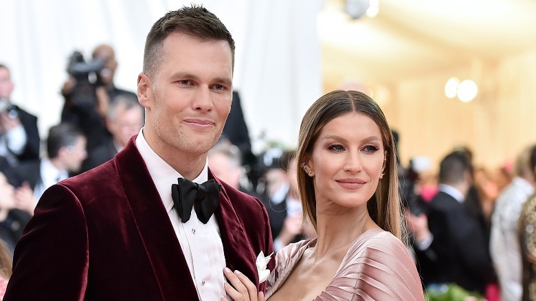 Tom Brady e Gisele Bündchen in posa