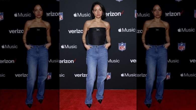 Inanna Sarkis alla festa del Super Bowl di Maxim Big Game Experience