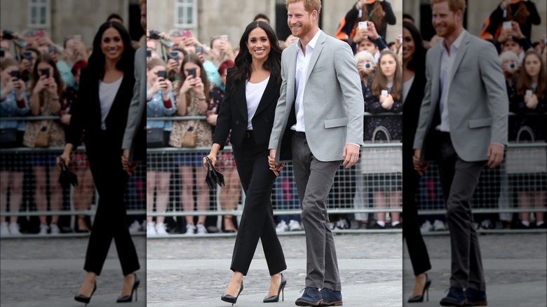 Meghan Markle, il principe Harry a passeggio