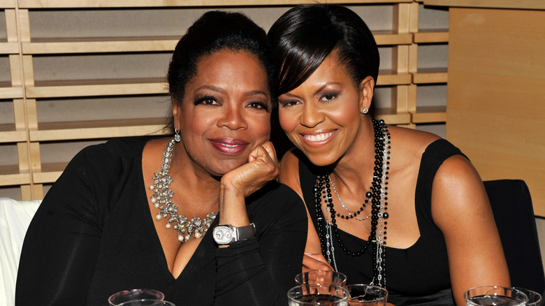 Oprah Winfrey con Michelle Obama