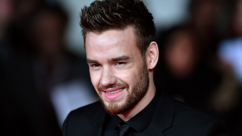 Liam Payne posa alla première di 