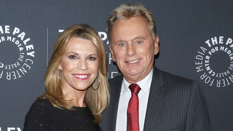 Vanna White al fianco di Pat Sajak