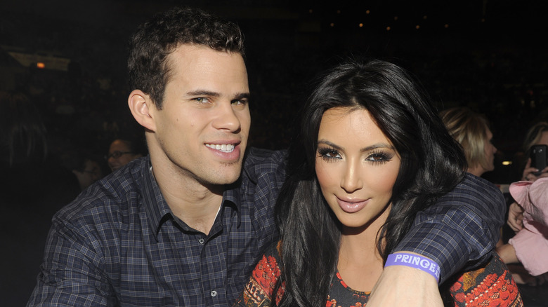 Kim Kardashian e Kris Humphries posano insieme a un evento Prince