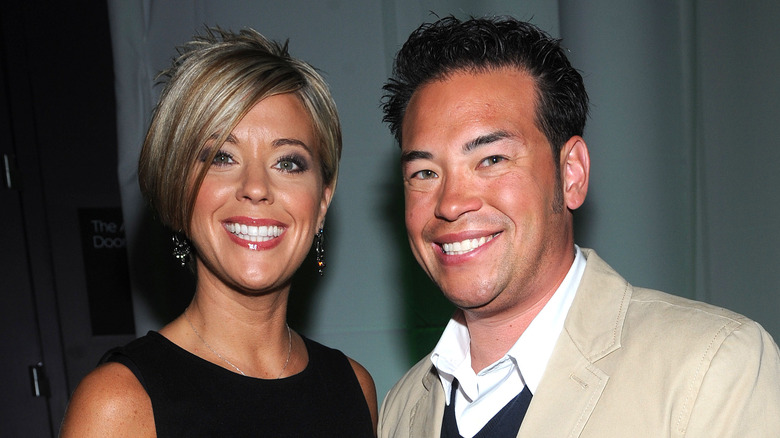 Kate e Jon Gosselin sorridono