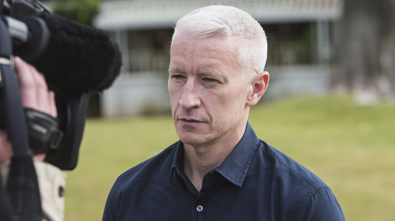 Anderson Cooper davanti alla telecamera