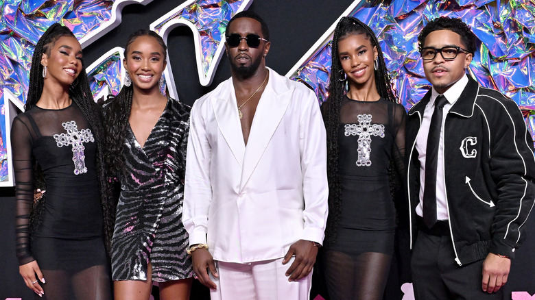 Diddy e la sua famiglia ai VMA