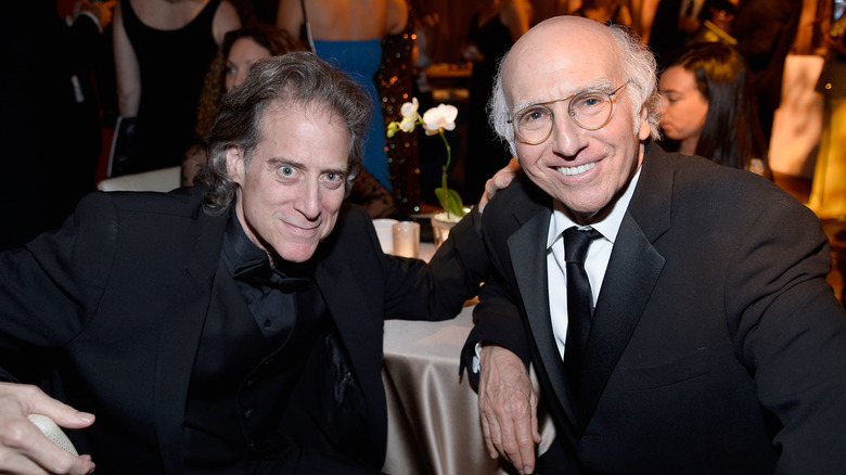 Richard Lewis, Larry David sorridenti